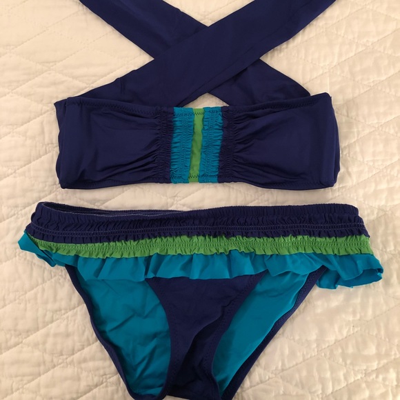 BECCA Other - BECCA Tube Top Swim Suit Size Small